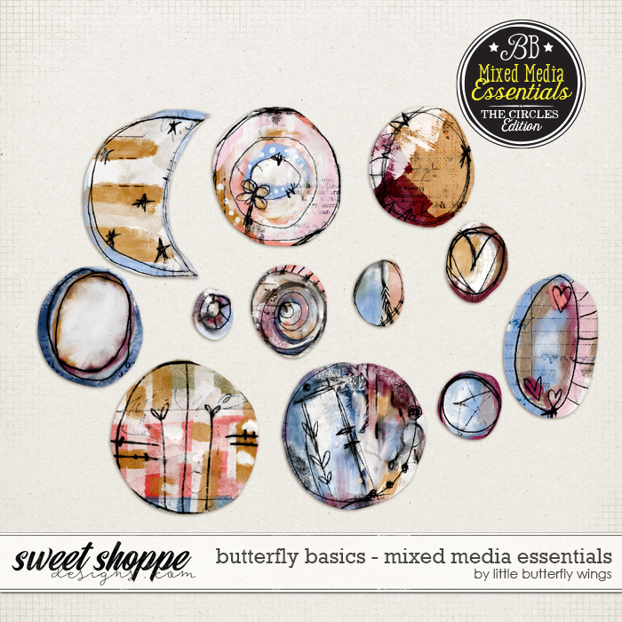 Buttefly Basics - Mixed Media Essentials - Circles