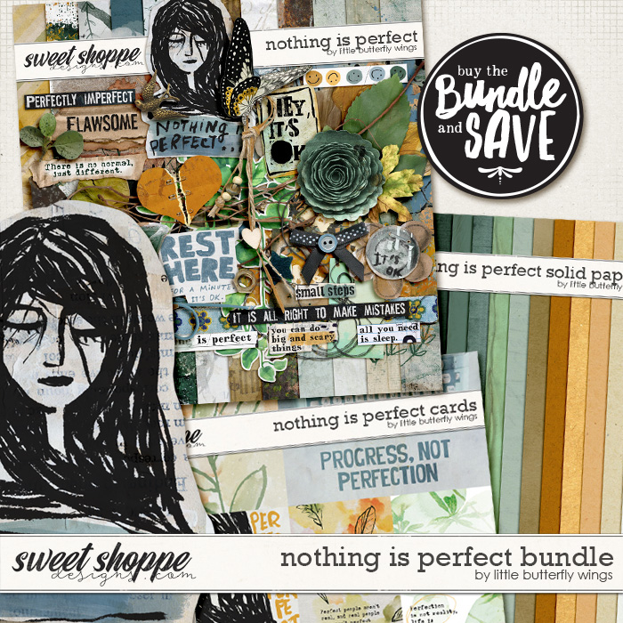 Nothing is perfect bundle by Little Butterfly Wings