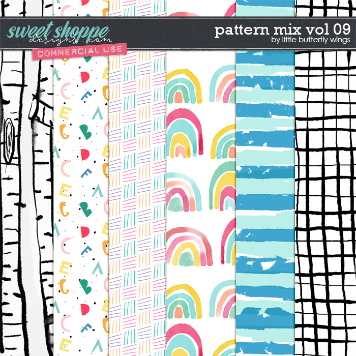 Pattern Mix vol.09 - Layered Patterns by Little Butterfly Wings