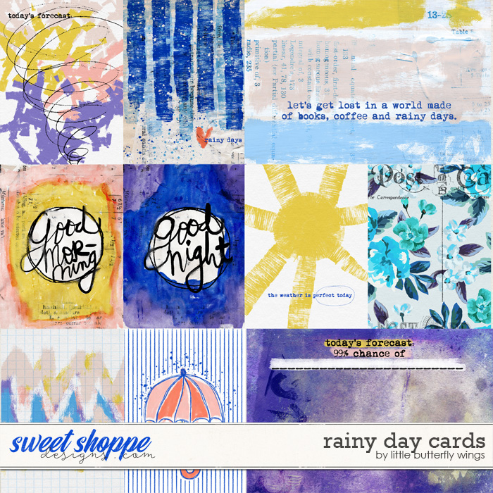 Rainy day cards by Little Butterfly Wings Rainy day cards by Little Butterfly Wings