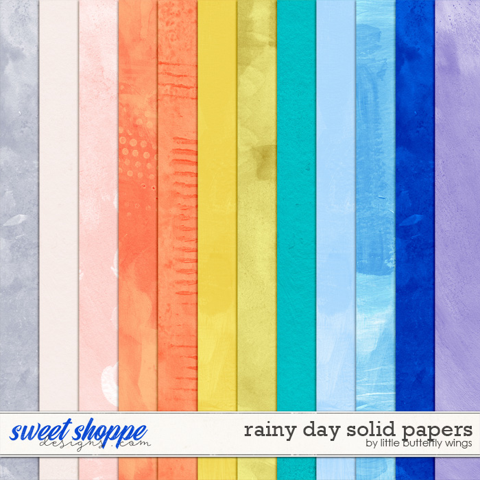 Rainy day solid papers by Little Butterfly Wings Rainy day solid papers by Little Butterfly Wings