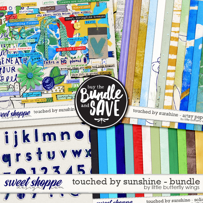 Touched by sunshine - bundle by Little Butterfly Wings