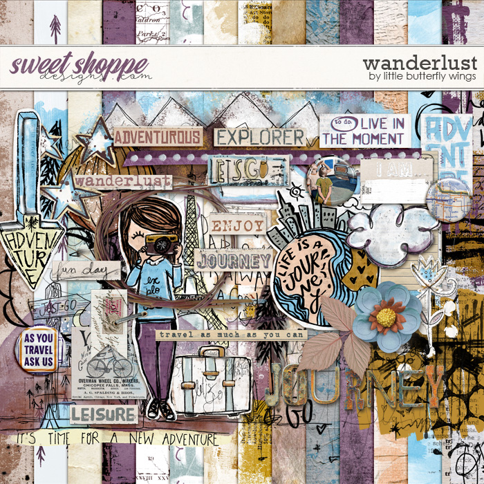 Wanderlust kit by Little Butterfly Wings