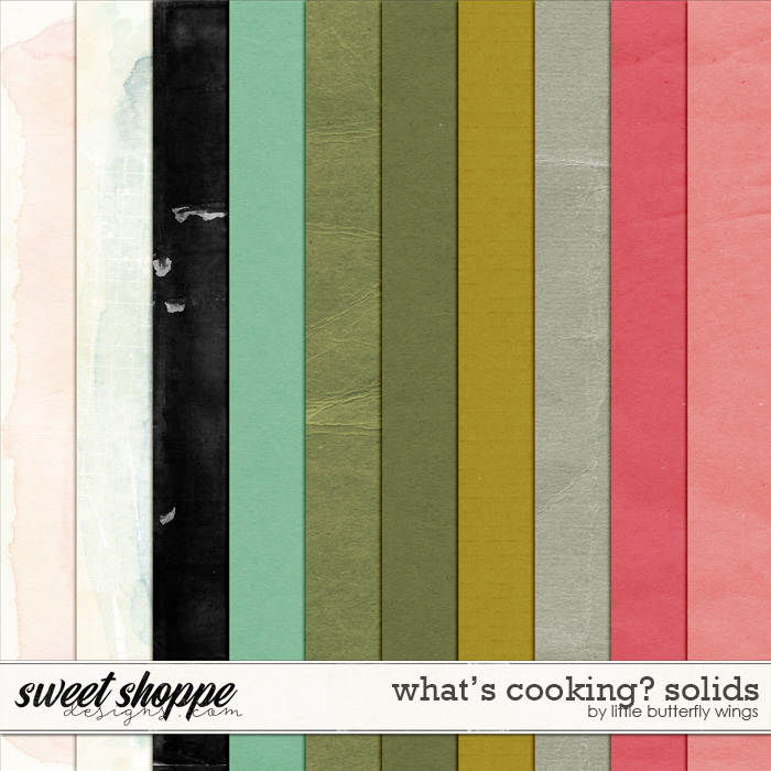 What's cooking? Solid papers by Little Butterfly Wings What's cooking? Solid papers by Little Butterfly Wings