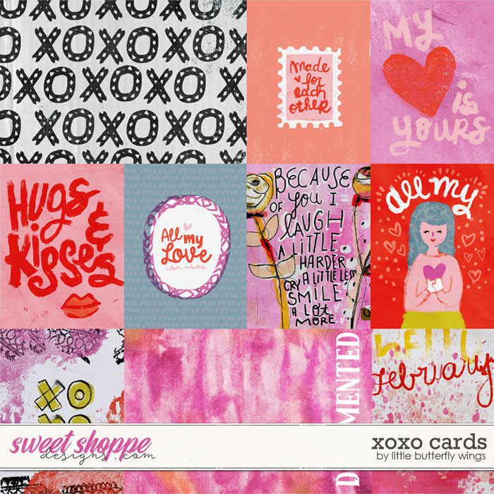 xoxo cards by Little Butterfly Wings