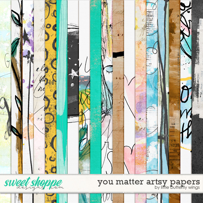 You matter artsy papers by Little Butterfly
