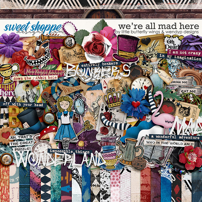 We're all mad here by Little Butterfly Wings & WendyP Designs