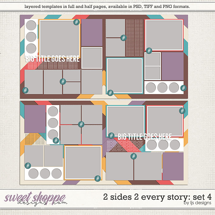 2 Sides 2 Every Story: Set 4 by LJS Designs