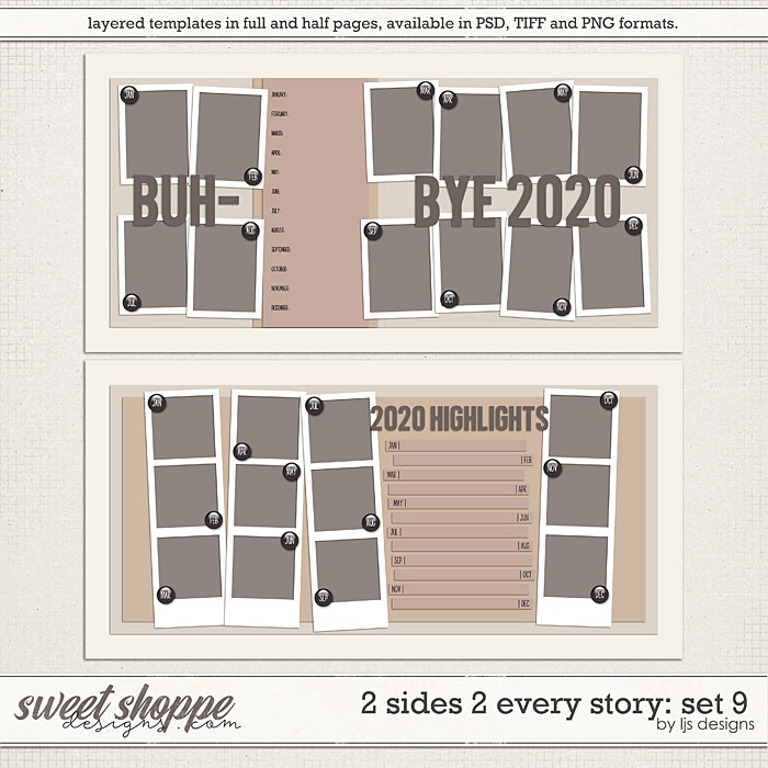 2 Sides 2 Every Story: Set 9 by LJS Designs