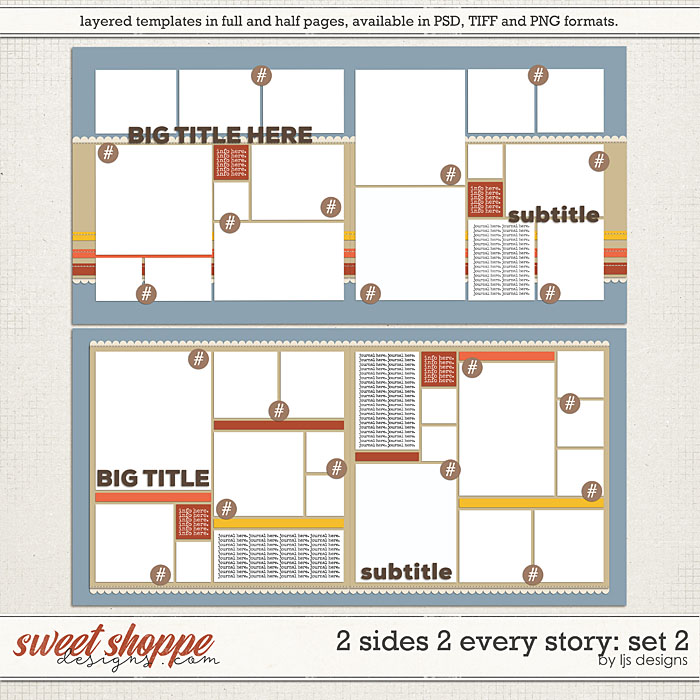 2 Sides 2 Every Story: Set 2 by LJS Designs