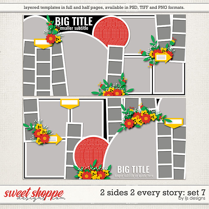 2 Sides 2 Every Story: Set 7 by LJS Designs 