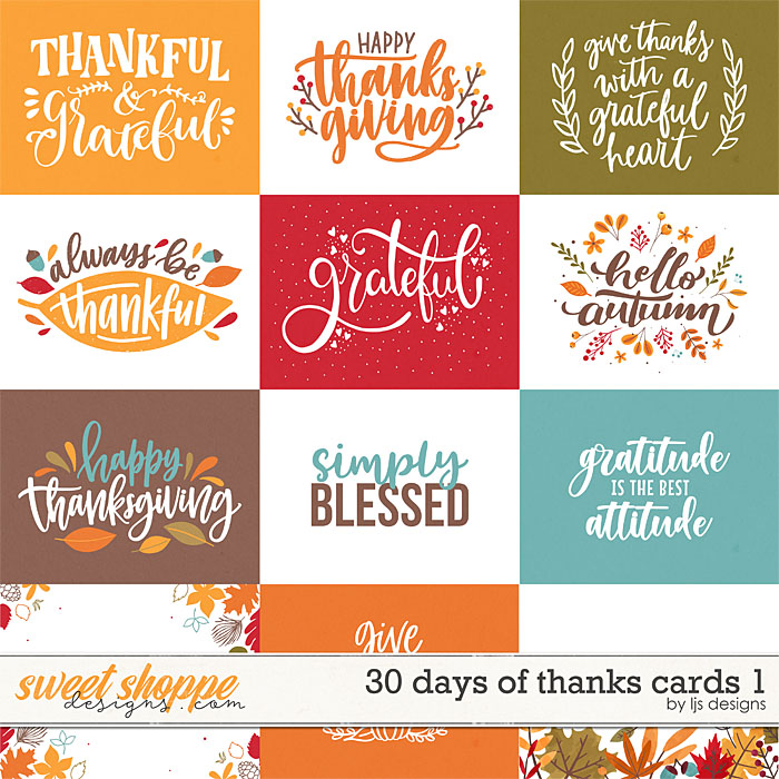 30 Days of Thanks Cards 1 by LJS Designs