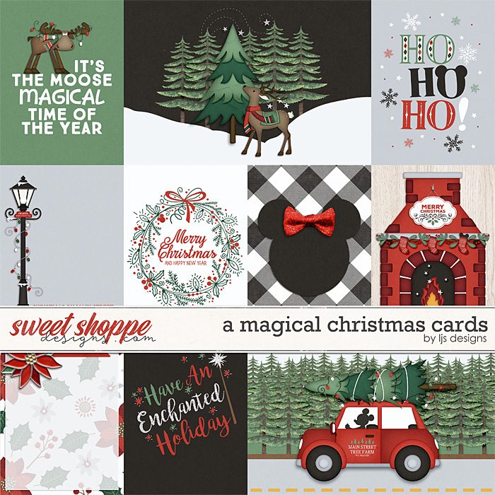 A Magical Christmas Cards by LJS Designs