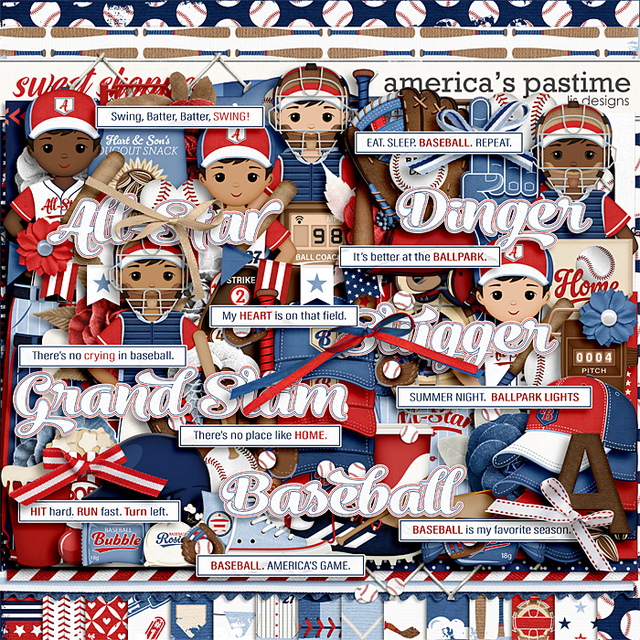 America's Pastime by LJS Designs