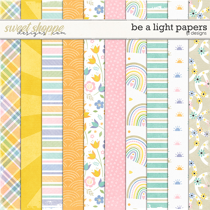 Be A Light Papers by LJS Designs