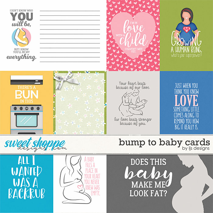 Bump To Baby Cards by LJS Designs