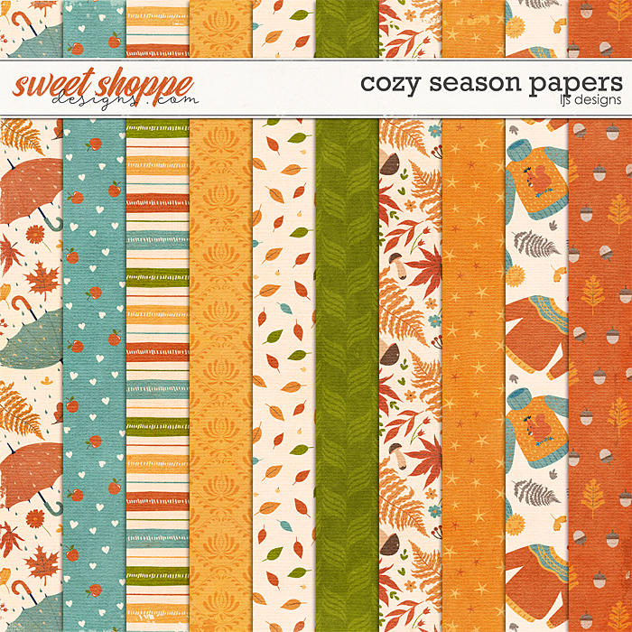 Cozy Season Papers by LJS Designs