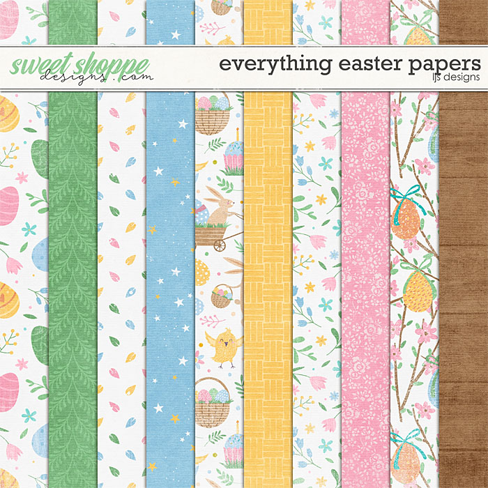 Everything Easter Papers by LJS Designs