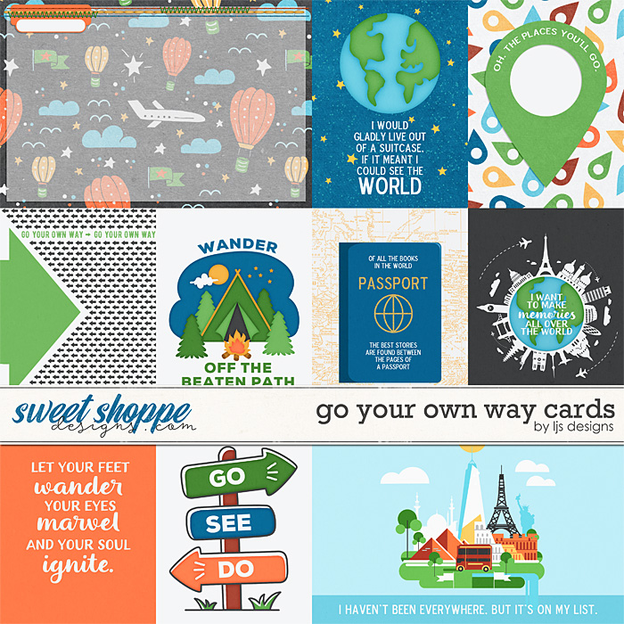 Go Your Own Way Cards by LJS Designs