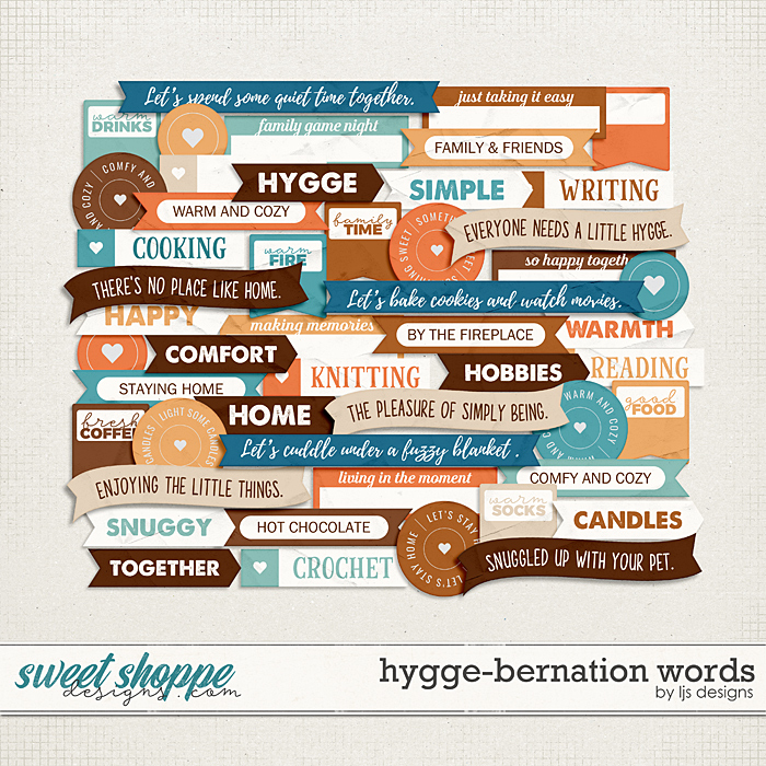 Hygge-bernation Words by LJS Designs 