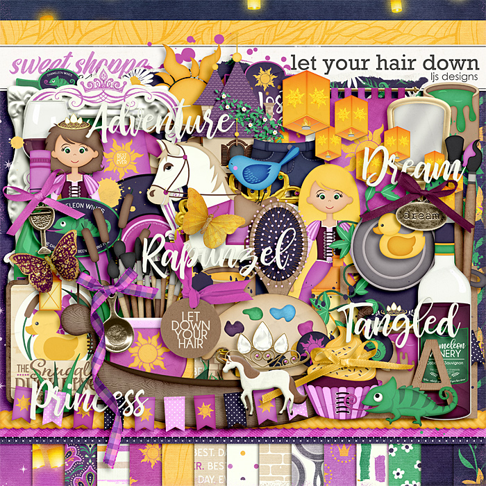 Let Your Hair Down by LJS Designs 