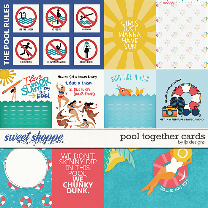 Pool Together Cards by LJS Designs