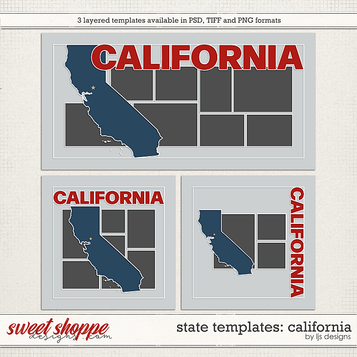 State Templates - California by LJS Designs