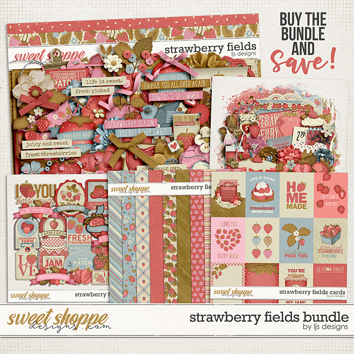 Strawberry Fields Bundle by LJS Designs