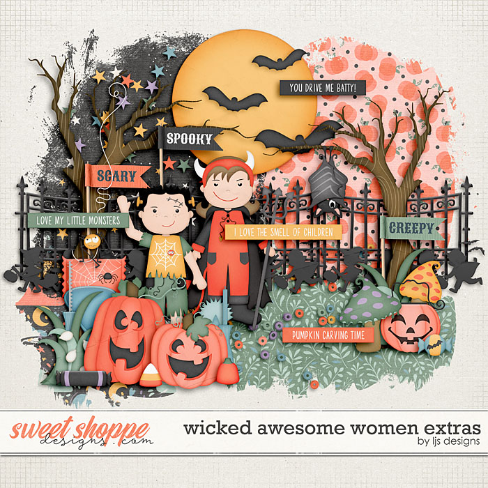Wicked Awesome Women Extras by LJS Designs