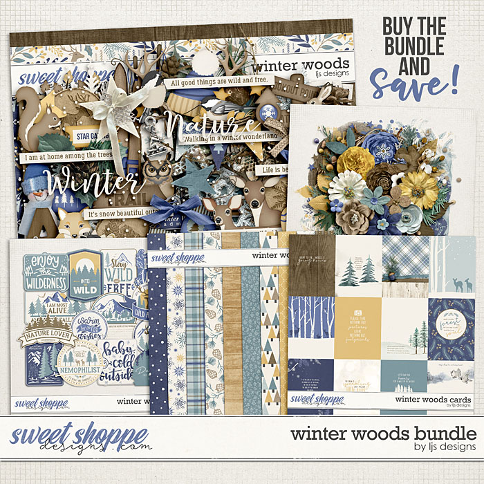 Winter Woods Bundle by LJS Designs 