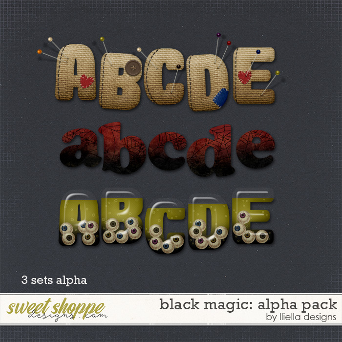 Black Magic: Alpha Pack by lliella designs Black Magic: Alpha Pack by lliella designs