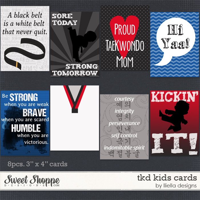 TKD Kids Cards by lliella designs