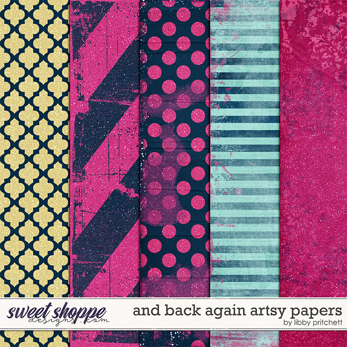 And Back Again Artsy Papers by Libby Pritchett And Back Again Artsy Papers by Libby Pritchett
