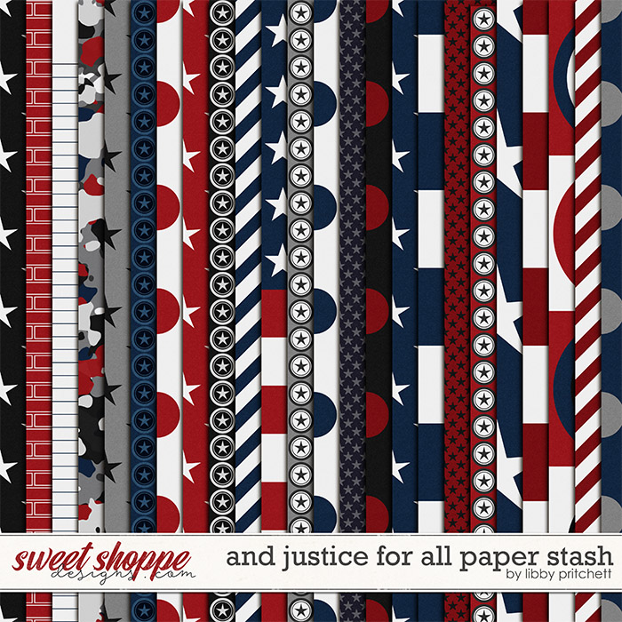 And Justice For All Paper Stash by Libby Pritchett And Justice For All Paper Stash by Libby Pritchett