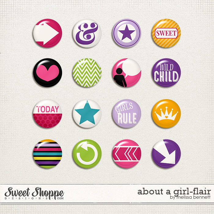 About a Girl Flair by Melissa Bennett About a Girl Flair by Melissa Bennett