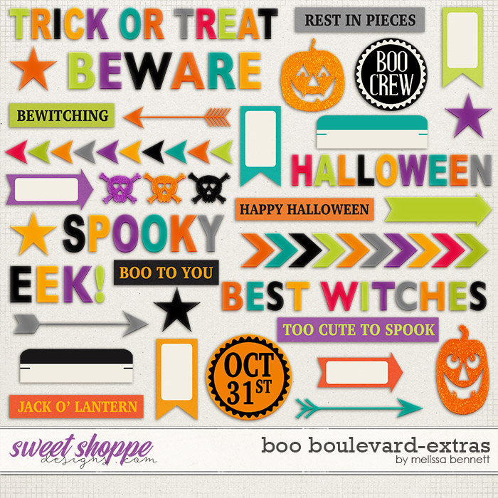 Boo Boulevard-Extras by Melissa Bennett Boo Boulevard-Extras by Melissa Bennett