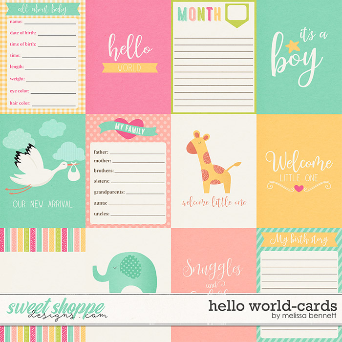 Hello World-Cards by Melissa Bennett Hello World-Cards by Melissa Bennett