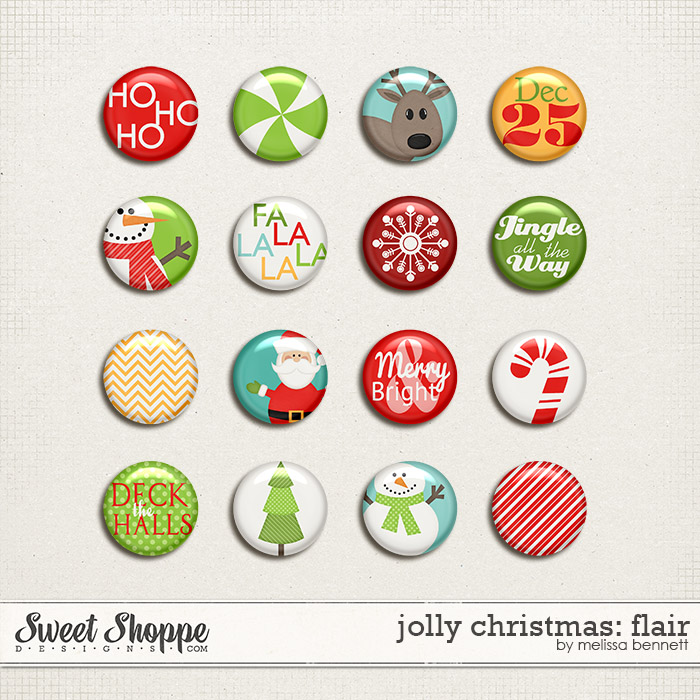 Jolly Christmas Flair by Melissa Bennett Jolly Christmas Flair by Melissa Bennett
