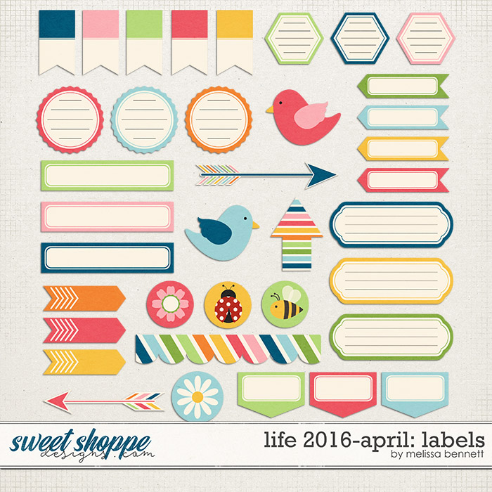 Life 2016-April: Labels by Melissa Bennett Life 2016-April: Labels by Melissa Bennett