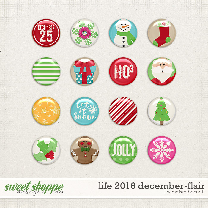 Life 2016-December Flair by Melissa Bennett Life 2016-December Flair by Melissa Bennett