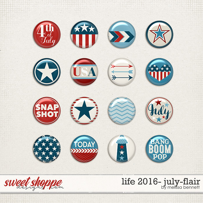 Life 2016-July Flair by Melissa Bennett Life 2016-July Flair by Melissa Bennett