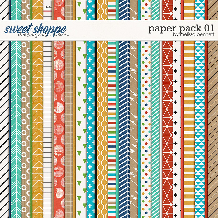 Paper Pack 01 by Melissa Bennett Paper Pack 01 by Melissa Bennett