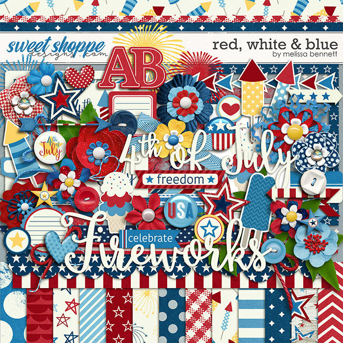 Red, White & Blue by Melissa Bennett Red, White & Blue by Melissa Bennett