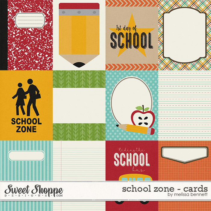School Zone - Cards by Melissa Bennett School Zone - Cards by Melissa Bennett