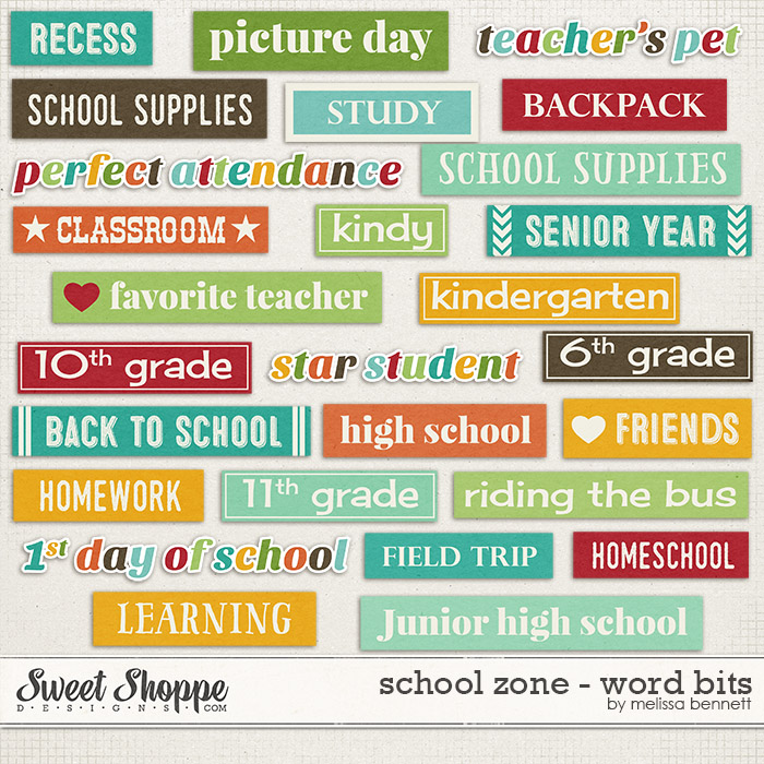 School Zone - Word Bits by Melissa Bennett School Zone - Word Bits by Melissa Bennett