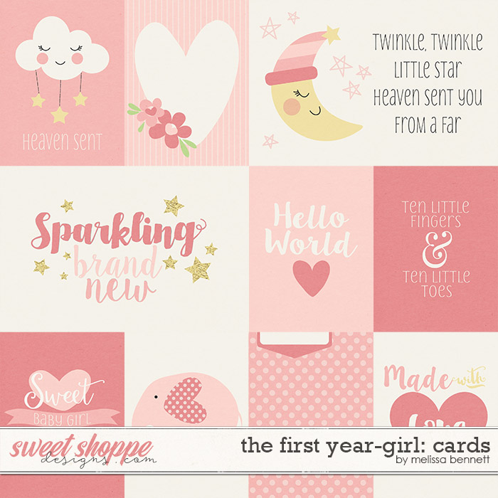 The First Year-Girl: Cards by Melissa Bennett The First Year-Girl: Cards by Melissa Bennett