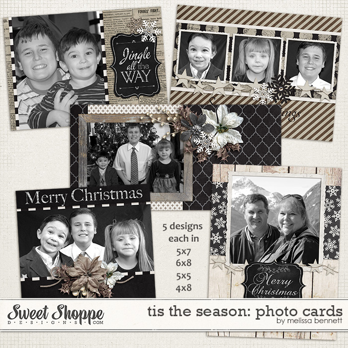 Tis The Season Photo Cards by Melissa Bennett Tis The Season Photo Cards by Melissa Bennett