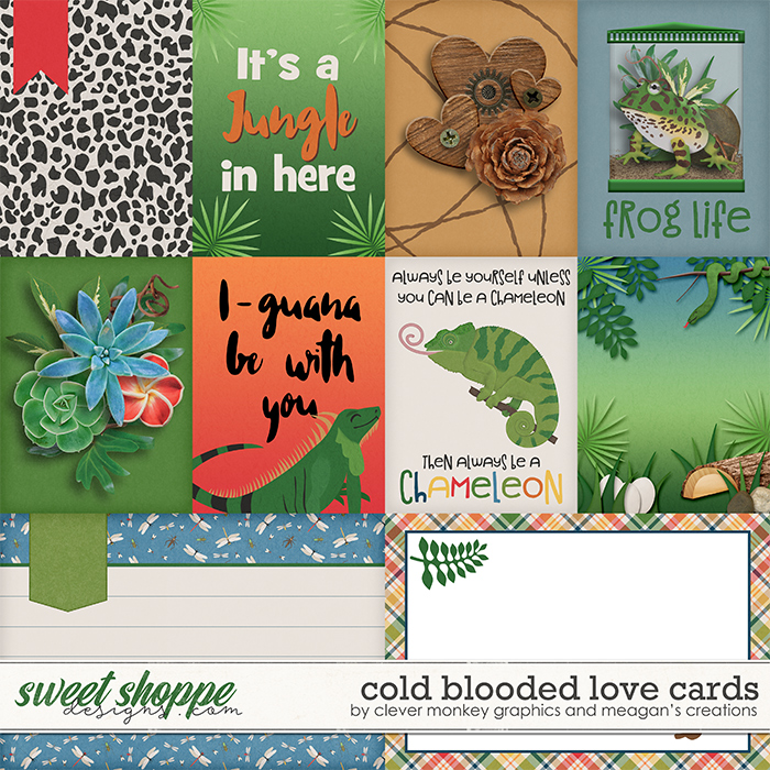Cold Blooded Love: Cards by Clever Monkey Graphics and Meagan's Creations