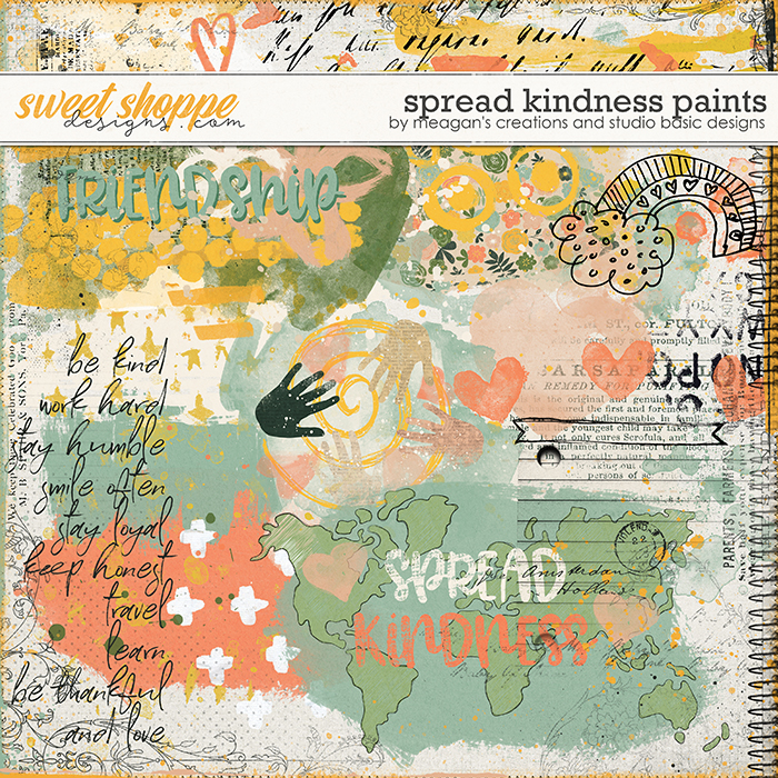 Spread Kindness Paints by Meagan's Creations and Studio Basic Designs Spread Kindness Paints by Meagan's Creations and Studio Basic Designs