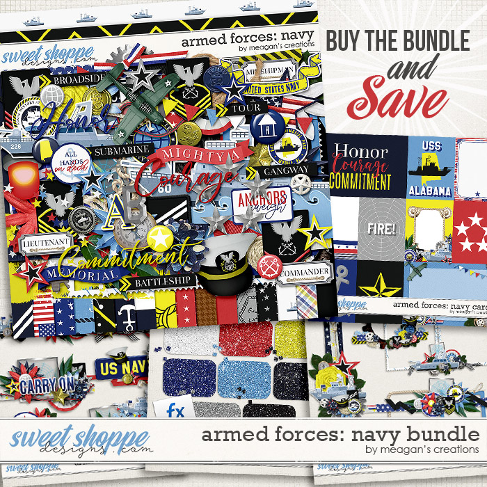 Armed Forces: Navy Collection Bundle by Meagan's Creations